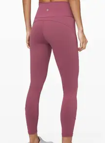 Lululemon In Movement Tight 25" Pink (Size 8)