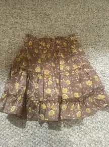 altered State Brown Mini Skirt