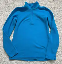 Women's Blue Quarter-Zip Sweatshirt