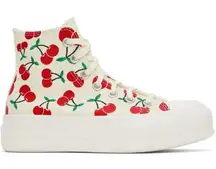 CONVERSE Chuck Taylor All Star Lift Platform Cherries High Top Sneakers – Size 9