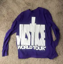 Justice world tour long sleeve shirt