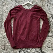 Lululemon Sunset Savasana Pullover •• Wine Berry