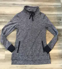 Apana Long Sleeve Shirt with pockets and thumb holes size medium, purplish grey