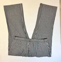 Lauren Ralph Lauren Black White Check Trousers Womens 18W Cotton Pants Gingham