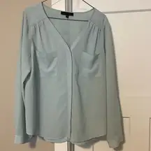 Light Blue Sheer Blouse