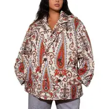 NWT MARA HOFFMAN Levine Paisley Quilted Coat sz 2X new with tags