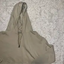 All Saints Xonda Womens Hoodie Dress size Medium in Tan