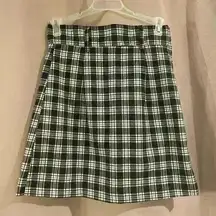 Women’s Plaid H&M Mini Skirt