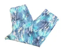 NO BOUNDARIES Tie Dye Leggings Blue White XS