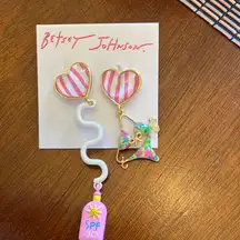 Betsey Johnson earrings NWT