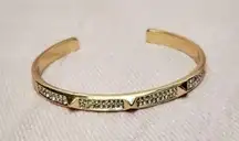 GOLD STUD CUFF BRACELET