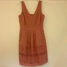 J.Crew Orange Eyelet Dress