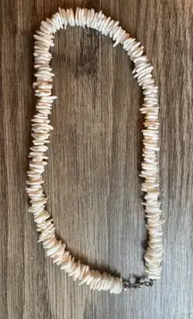 White Puka Shell Necklace