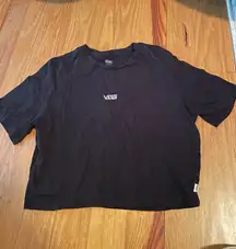 Vans Cropped Tee Black