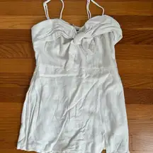 Lulu's Elegant White Spaghetti Strap Jumpsuit