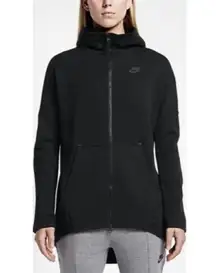 Nike Black Tech Fleece Cape Full Zip Athletic Jacket XS