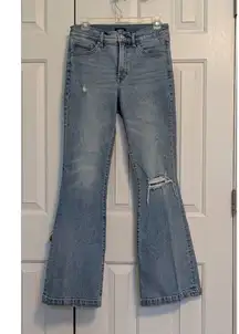 Women's Express Flare Jeans Size 4R Blue