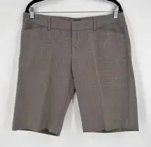 Vintage Gap Women’s Bermuda‎ Trouser Shorts Brown Size 10 Medium 100% Cotton