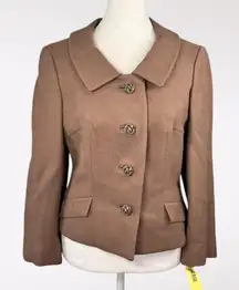 Vintage Lord & Taylor Tailored Wool Jacket Designed by Boykoff Union Made XS