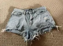 Bdg Girlfriend High Rise Jean Shorts Size 28 Bin 66