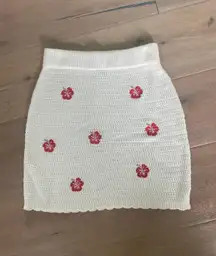 Target Crochet Flowers Skirt