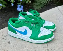 Air  1 Low 'Lucky Green Aquatone'