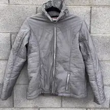 GUESS JEANS Gray Puffer Jacket XL