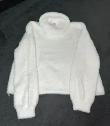 Cropped Fuzzy Sweater