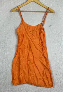 Rhythm orange mini slip dress