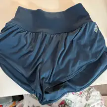 Free People Shorts small movement navy blue 