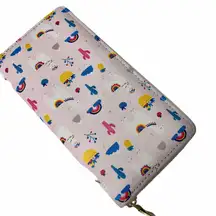 Llama Cactus Rainbow Wallet kidcore colorful funky