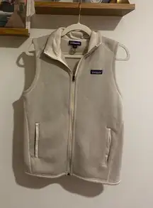 Patagonia Off-White Fleece Vest