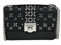 Michael Kors Black Studded Tina Crossbody