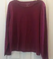 FINAL MARKDOWN Ladies Gloria Vanderbilt long sleeve tee xl