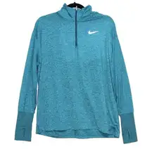 Nike  Dri-Fit Blue Quarter Zip Long Sleeve XL