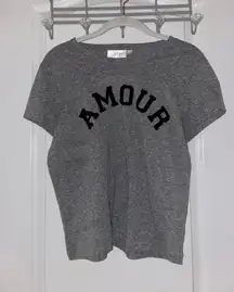 Amour Gray Short Sleeve 