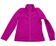 The North Face Fleece Jacket Women's Size Medium Barbie Pink Full Zip Polyester