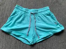 Polo Bright Teal Drawstring Shorts