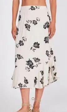 Amuse Society The Jardines Del Rey Floral Midi Skirt