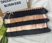 STELLA & DOT "Eloise" Clutch - Pink/Black