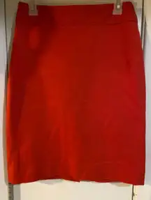 Banana Republic Red Pencil Skirt Size 6