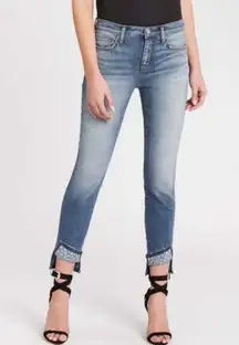 NWT Current Elliott The Turnt Ankle Skinny Stiletto Jeans Sz 31 $248