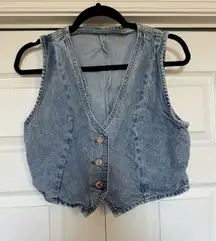 Zara Denim Vest