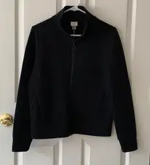 A new day perforated zip up jacket