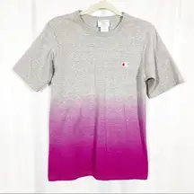 Champion  Reverse Weave Ombré Dip Dye Tee Shirt