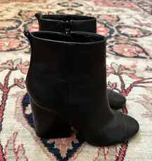 Tory Burch Black Leather Ankle Boots