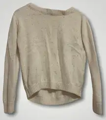 Forever Me Cream Knit Sweatshirt