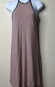 American Eagle Red/White/Blue Striped Tank Dress Women's XS