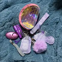 Marbled Purple Women Keychain & Accessories