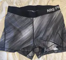 Nike Pro Women's Gray Athletic Shorts
